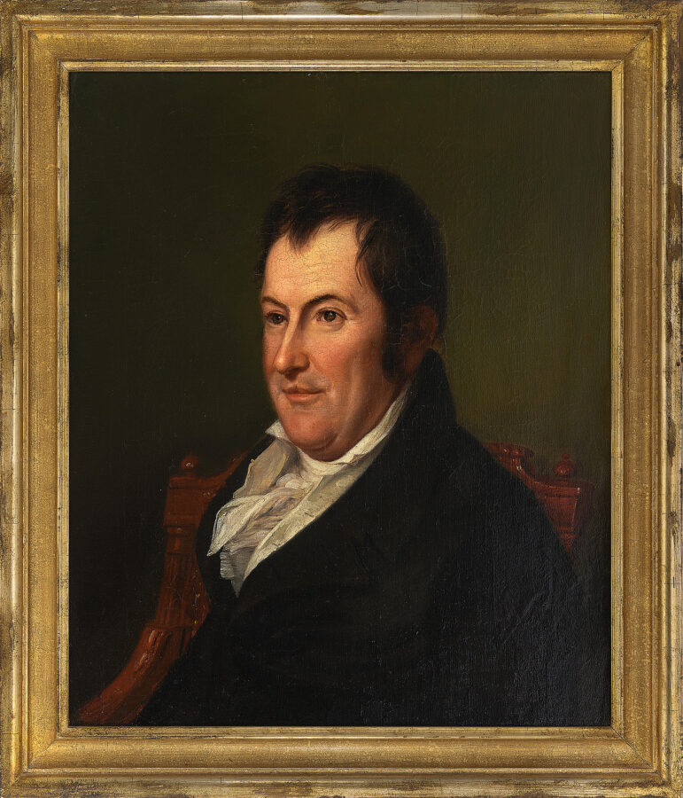 Lot 13: Charles Willson Peale (1741–1827), Portrait of John Wayles Eppes, 1819