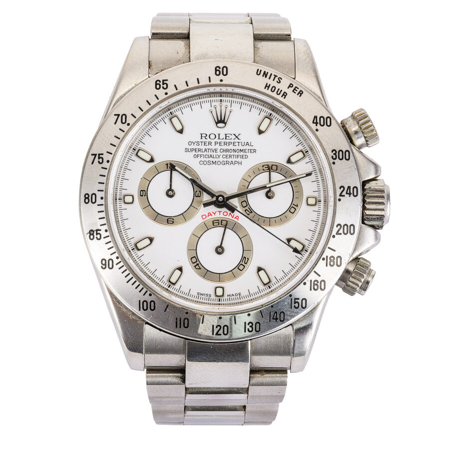 Lot 252: Rolex Daytona Ref. 116520 Stainless Steel Wristwatch