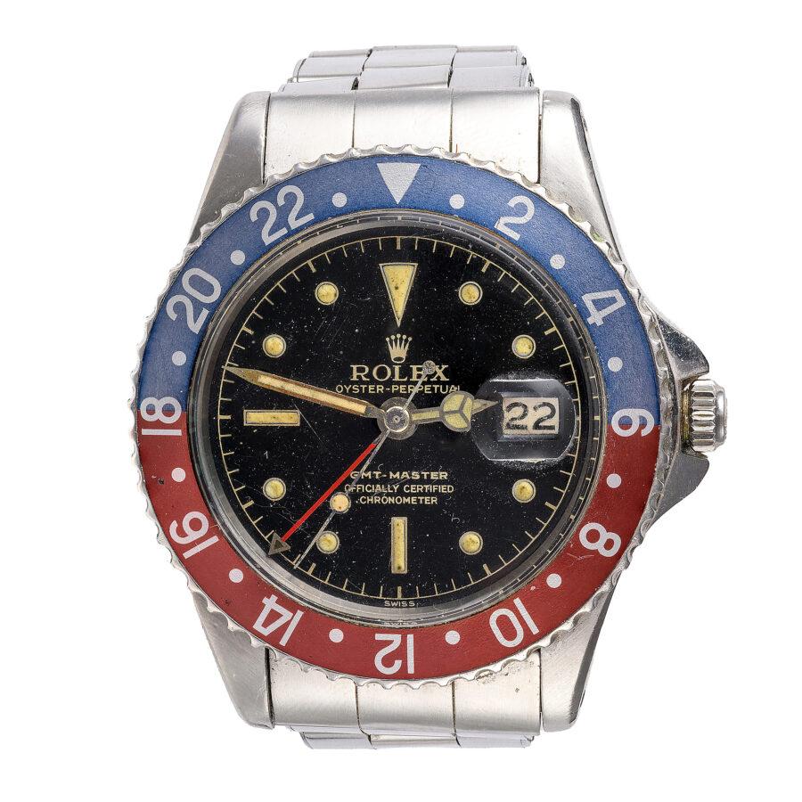 Lot 254: Rolex GMT-Master, Ref. 1675 Stainless Steel Wristwatch